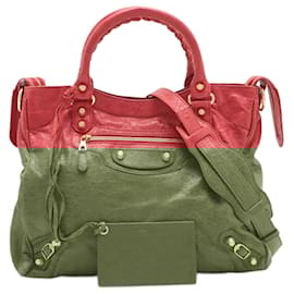 Balenciaga-Sac à bandoulière en cuir Balenciaga Giant Velo-Rouge