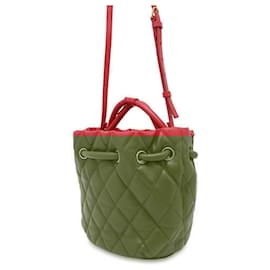 Balenciaga-Sac à main Balenciaga B Bucket Bag-Rouge