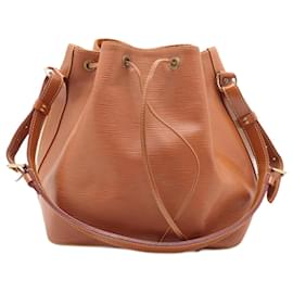 Louis Vuitton-Louis Vuitton Epi Noe Zipang Gold Handbag-Golden