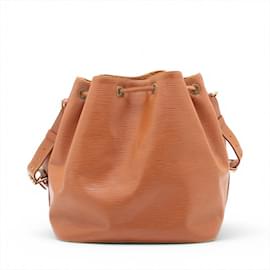 Louis Vuitton-Louis Vuitton Epi Noe Zipang Gold Handbag-Golden
