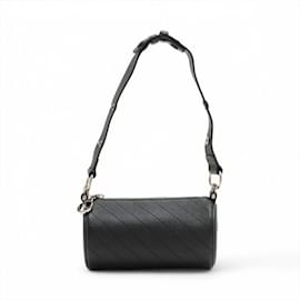 Gucci-Gucci Blondie Leather Shoulder Bag-Black