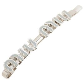 Fermaglio per capelli argento Miu Miu Argento