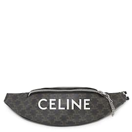 Céline-Celine Body Bag Triomphe 195972 Waist Pouch-Brown