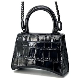 Balenciaga-Sac à bandoulière Chain de Balenciaga-Noir