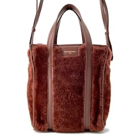 Balenciaga-Balenciaga Shoulder Bag Bazar Shopper XS-Brown