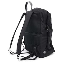 Prada-Prada Saffiano Backpack in Black-Black