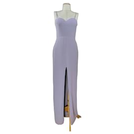 Robe Vera Wang Violette en Polyester Violet