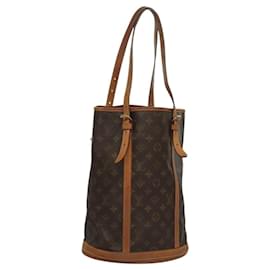 Louis Vuitton-LOUIS VUITTON Monogram Bucket GM Shoulder Bag M42236 LV Auth BD1586-Monogram