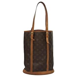 Louis Vuitton-LOUIS VUITTON Monogram Bucket GM Shoulder Bag M42236 LV Auth BD1586-Monogram