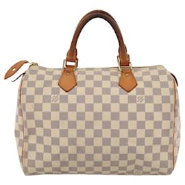 Louis Vuitton-LOUIS VUITTON Damier Azur Speedy 30 Hand Bag N41533 LV Auth MX128-Other