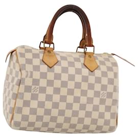 Louis Vuitton-LOUIS VUITTON Damier Azur Speedy 25 Hand Bag N41534 LV Auth MX115-Other