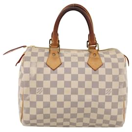 Louis Vuitton-LOUIS VUITTON Damier Azur Speedy 25 Hand Bag N41534 LV Auth MX115-Other