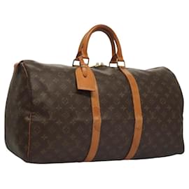 Louis Vuitton-LOUIS VUITTON Monogram Keepall 45 Boston Bag M41428 LV Auth MY148-Monogram