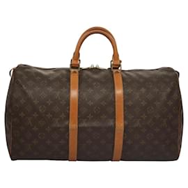 Louis Vuitton-LOUIS VUITTON Monogram Keepall 45 Boston Bag M41428 LV Auth MY148-Monogram