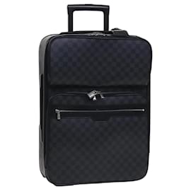 Louis Vuitton-LOUIS VUITTON Damier Graphite Pegas 55 suitcase N23300 LV Auth PP402-Damier ebene