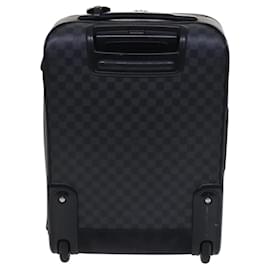 Louis Vuitton-LOUIS VUITTON Damier Graphite Pegas 55 suitcase N23300 LV Auth PP402-Damier ebene