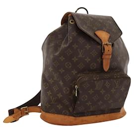 Louis Vuitton-LOUIS VUITTON Monogram Montsouris GM Backpack M51135 LV Auth BD1804-Monogram