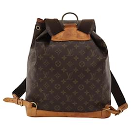 Louis Vuitton-LOUIS VUITTON Monogram Montsouris GM Backpack M51135 LV Auth BD1804-Monogram