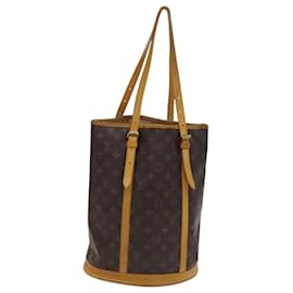 Louis Vuitton-LOUIS VUITTON Monogram Bucket GM Shoulder Bag M42236 LV Auth 117209-Monogram