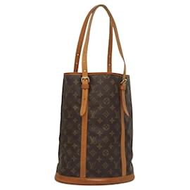 Louis Vuitton-LOUIS VUITTON Monogram Bucket GM Shoulder Bag M42236 LV Auth BD1534-Monogram