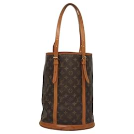 Louis Vuitton-LOUIS VUITTON Monogram Bucket GM Shoulder Bag M42236 LV Auth BD1534-Monogram