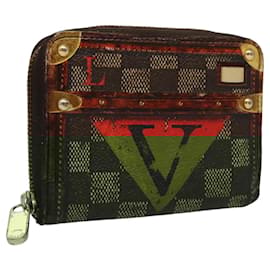 Louis Vuitton-LOUIS VUITTON Damier Trunk Time Zippy Coin Purse Coin Purse M52745 Auth bs24186-Other