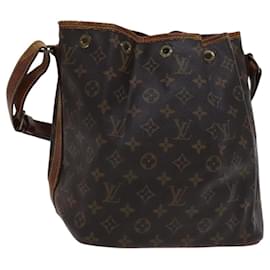 Louis Vuitton-LOUIS VUITTON Monogram Petit Noe Shoulder Bag M42226 LV Auth BD1753-Monogram