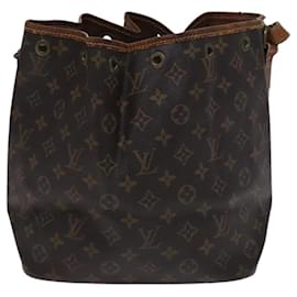 Louis Vuitton-LOUIS VUITTON Monogram Petit Noe Shoulder Bag M42226 LV Auth BD1753-Monogram