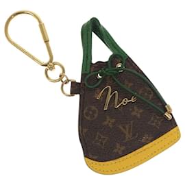 Louis Vuitton-LOUIS VUITTON Porte Cles BB Noe Key Holder Green Yellow M66182 LV Auth 116994-Green,Yellow,Monogram
