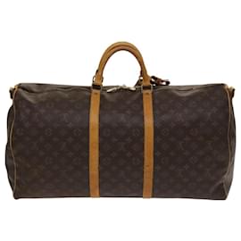 Louis Vuitton-LOUIS VUITTON Monogram Keepall Bandouliere 60 Boston Bag M41412 LV Auth 116690-Monogram