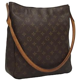 Louis Vuitton-LOUIS VUITTON Monogram Looping GM Shoulder Bag M51145 LV Auth KD464-Monogram