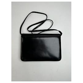 Givenchy-Vintage Givenchy 4G Leather Bag Black-Black
