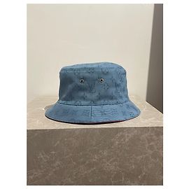LOUIS VUITTON Cappelli T.International S Cotone Blu