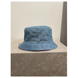 Louis Vuitton-LOUIS VUITTON Hats T.International S Cotton-Blue