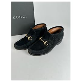 Gucci-Bottes GUCCI T.EU 37 Cuir-Noir