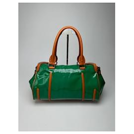 Céline-CELINE Travel bags T.  Patent leather-Green