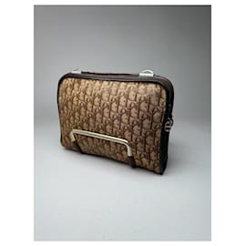 Dior-DIOR Clutch bags T.  Leather-Brown