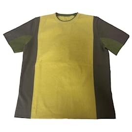 Jacquemus-T-shirt en tricot "Colza" de Jacquemus-Beige,Vert,Jaune