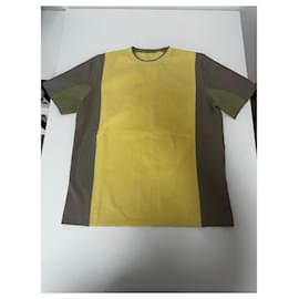 Jacquemus-T-shirt en tricot "Colza" de Jacquemus-Beige,Vert,Jaune