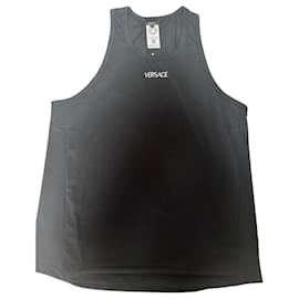 Versace-Débardeur Noir Versace-Noir,Argenté