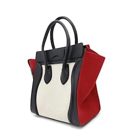 Céline-Celine Handbag Luggage Shopper Micro-Black,Red
