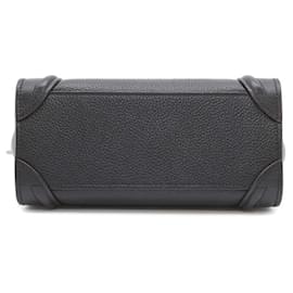 Céline-Celine Handbag Luggage Nano Shopper-Black