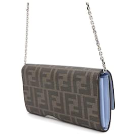Fendi-Fendi Chain Wallet - Pokemon Collaboration-Brown