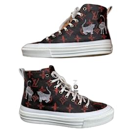 Louis Vuitton-Louis Vuitton Stellar Catogram sneaker-Marron