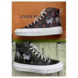 Louis Vuitton-Louis Vuitton Stellar Catogram sneaker-Marron
