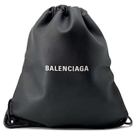 Balenciaga-Sac à dos à cordon Balenciaga Everyday-Noir