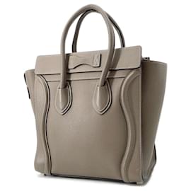 Céline-Celine Handbag Luggage Micro Shopper-Grey