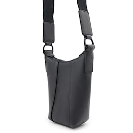 Balenciaga-Sac à main en cuir Hourglass de Balenciaga-Noir