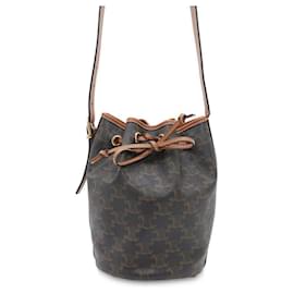Céline-Celine Triomphe Small Drawstring Shoulder Bag-Other
