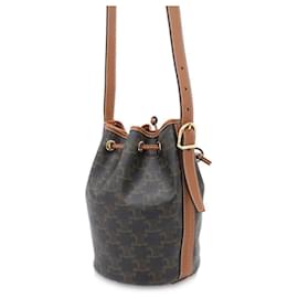 Céline-Celine Triomphe Small Drawstring Shoulder Bag-Other